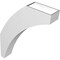 Ekena Millwork 5 1/2-in. W x 26-in. D x 34-in. H Thorton Architectural Grade PVC Knee Brace BRCP055X26X34THR - alternate 4